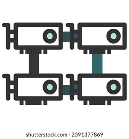 Illustration einer Symbolspritze