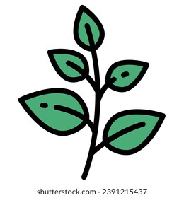 ilustración de un brote de iconos