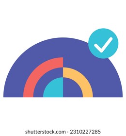 illustration of a icon stability good 