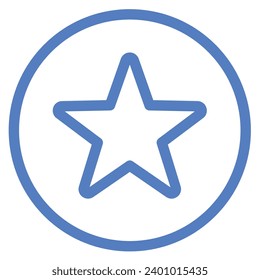 illustration of a icon star