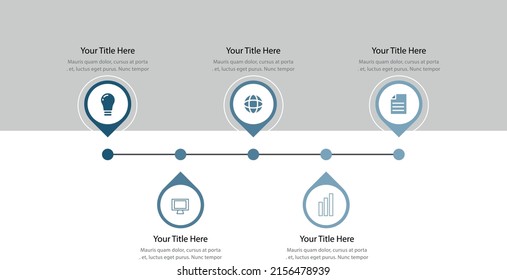 illustration icon step py step vectors infographic templet