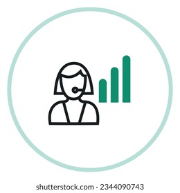 illustration of a icon  support 