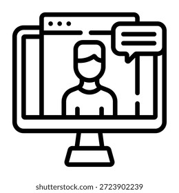 Ilustración de una Asistencia de iconos