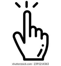 illustration of a icon tap