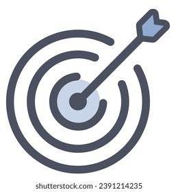 illustration of a icon target