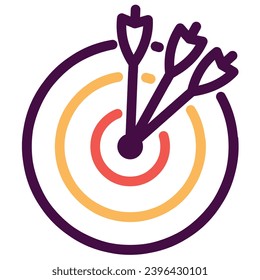 illustration of a icon target