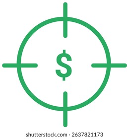 illustration of a icon target