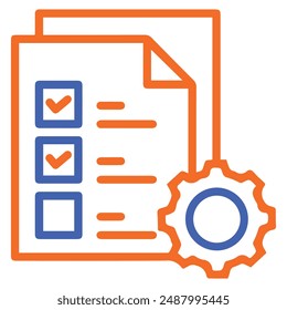 illustration of a icon task management 