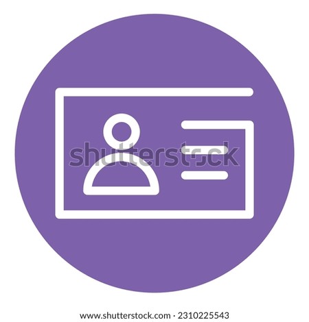 illustration of a icon  team priority round