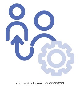 illustration of a icon teamwork