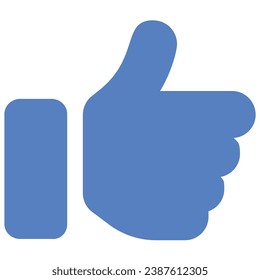 illustration of a icon thumb up