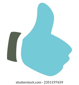 illustration of a icon thumbs up 
