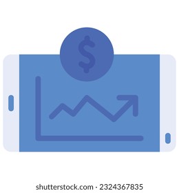 illustration of a icon  trading 
