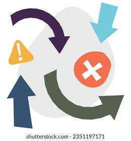 illustration of a icon traffic source 