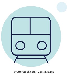 Illustration eines Icon-Zuges
