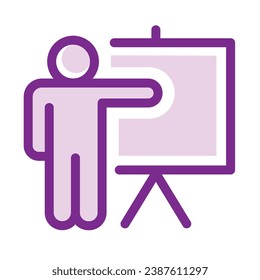 illustration of a icon training