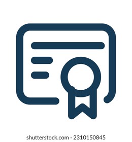 illustration of a icon  training and cert 