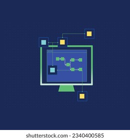 illustration of a icon transform track easily 