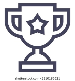 illustration of a icon trophy 