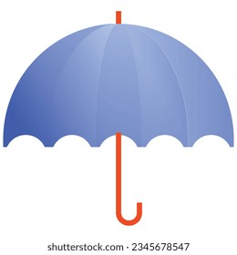 illustration of a icon  umbrella