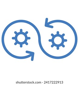 illustration of a icon unlimited