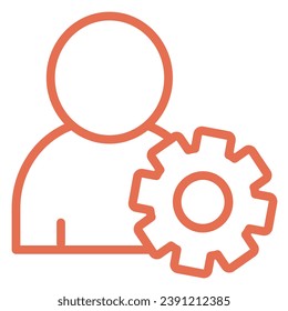 illustration of a icon user management