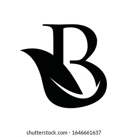 ilustración del icono de letra vectorial B.