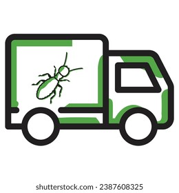 illustration of a icon vehicle pest