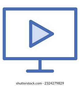illustration of icon a  video 
