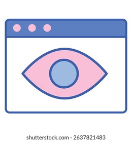 illustration of a icon view