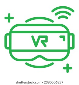 ilustración de un icono VR