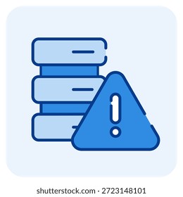 ilustração de um host de aviso de ícone