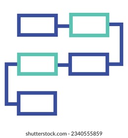 illustration of a icon workflow