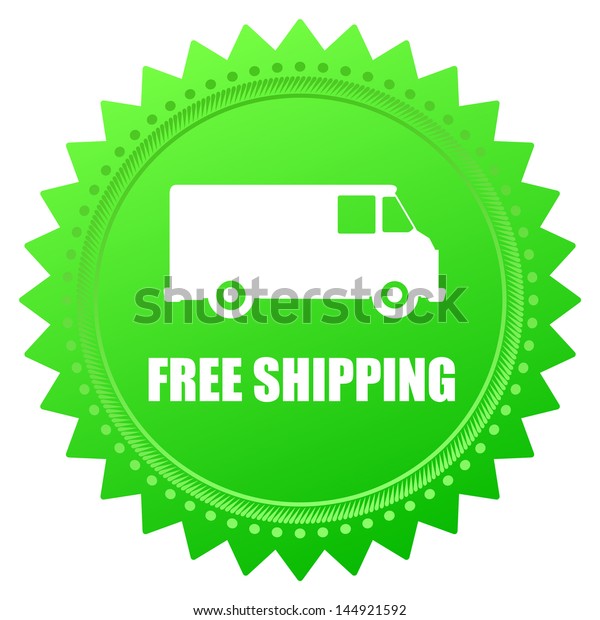 illustration of icons free\
shipping, vector
