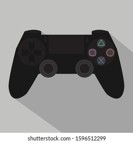 Illustration icons Game Controllers modern and vintage in flat Vector