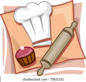 Illustration of Icons Representing Bakers