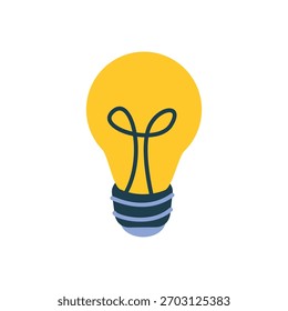 Illustration of an Idea lamp