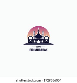 Illustration of Idul Fitri Greeting Cards with elegant colors, can be applied to banners, posters, brochures, etc.