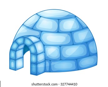 illustration of a igloo