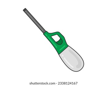 An illustration of an ignition stick (with a border).