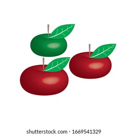 illustration image of apple,artistic design image