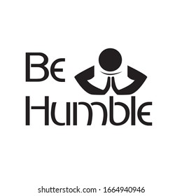 illustration image of to be humble
