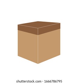 illustration image of box ,artistic background image