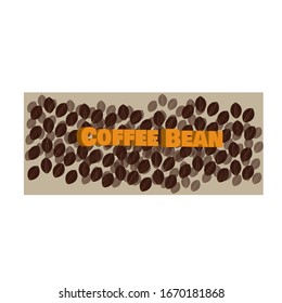 illustration image of the coffee bean,artistic design image