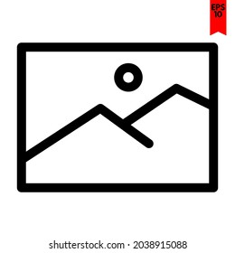 illustration of image design icon