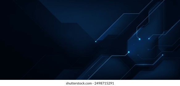 illustration image a digital blue line abstract technology background