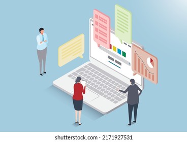 It is an illustration with the image of digital marketing.