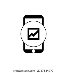 Illustration of the image feature on a smartphone vector