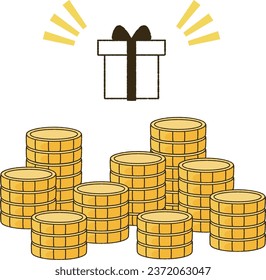 
Illustration eines Bildes von steigendem Geld
