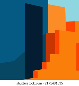 illustration image poster. flat image. abstract image
